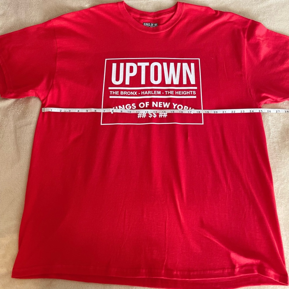 Kings of New York Red Graphic T-Shirt - Size 2XL - Picture 7 of 9